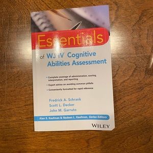 Essentials of WJ IV cognitive abilities assessment